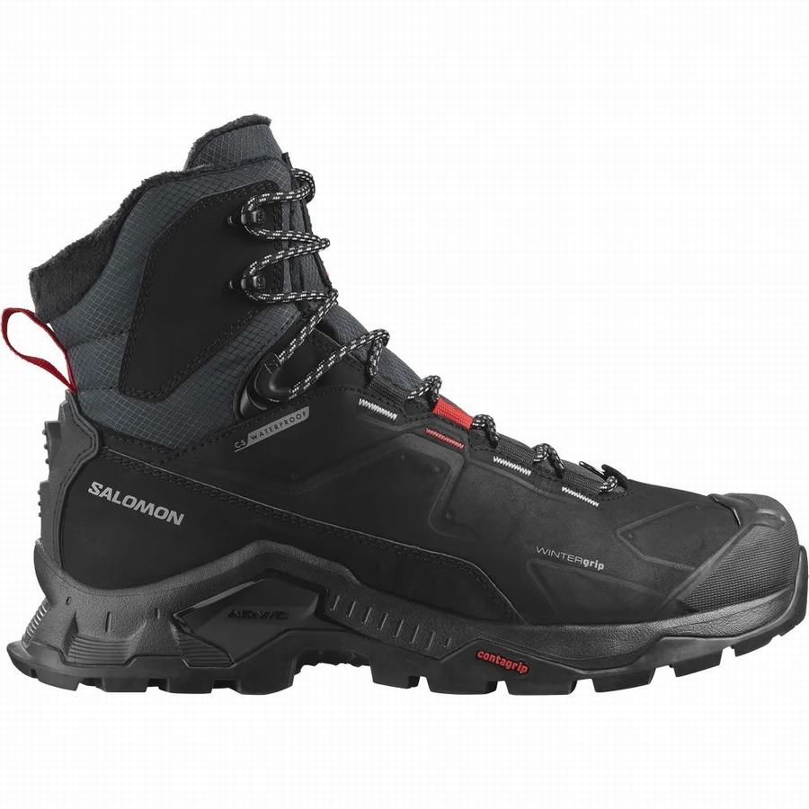 Salomon Quest Winter Thinsulate™ Climasalomon™ Nepremokave Zimne Topanky Damske Čierne |PUM513LS|